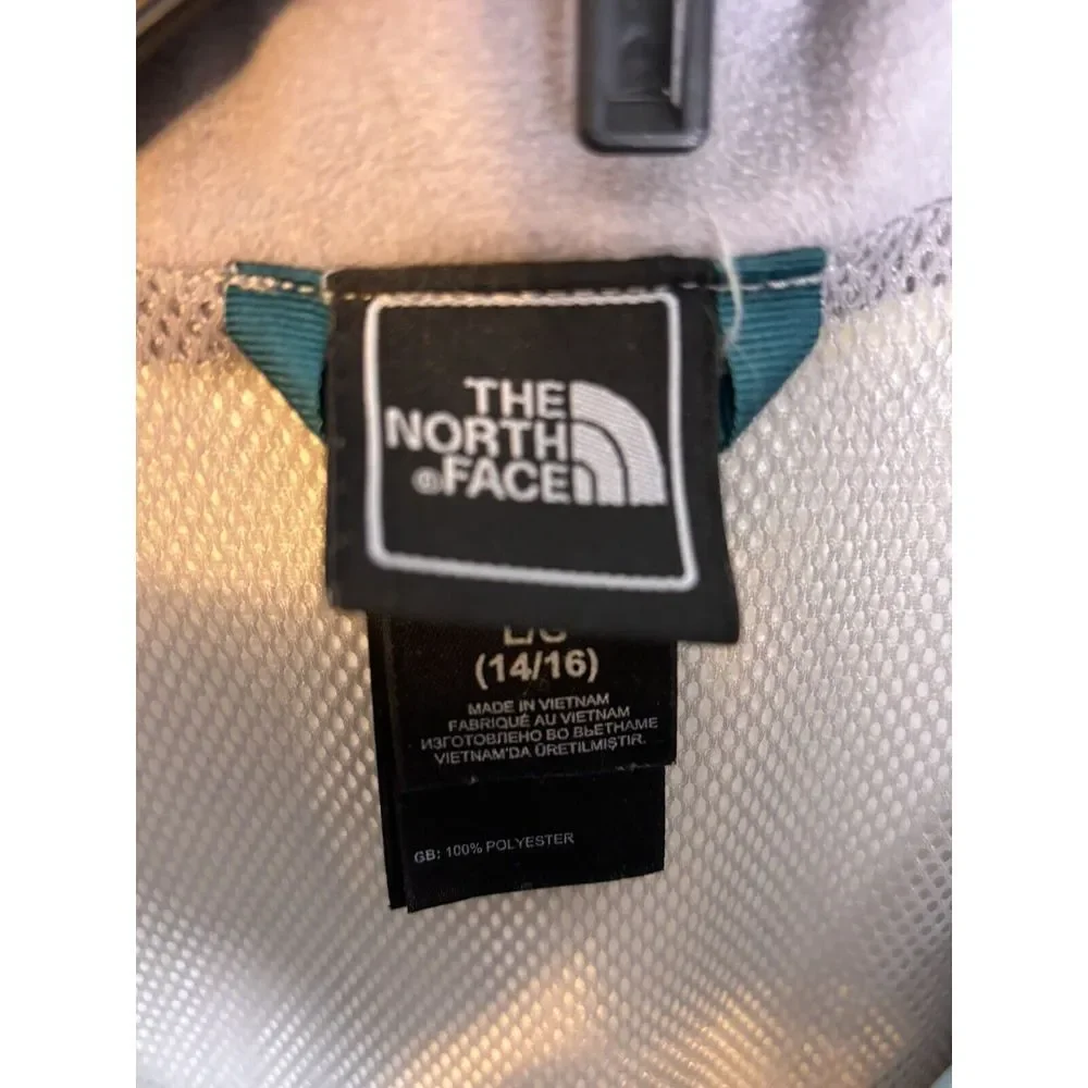 The North Face GIRLS 14-16 Hyvent Ski Jacket AQUA YELLOW NO‎ LINER
